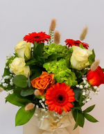 Load image into Gallery viewer, Vibrant Garden Flower Hat Box