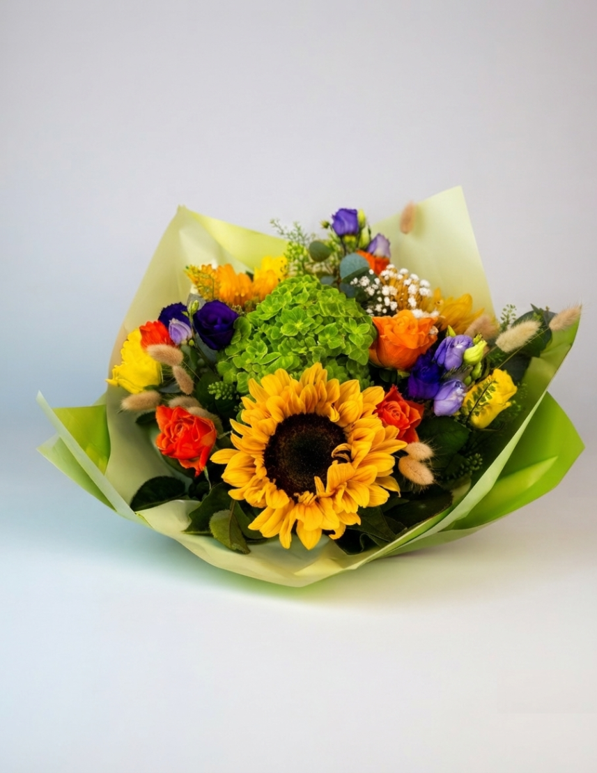Seasonal hand tied bouquet